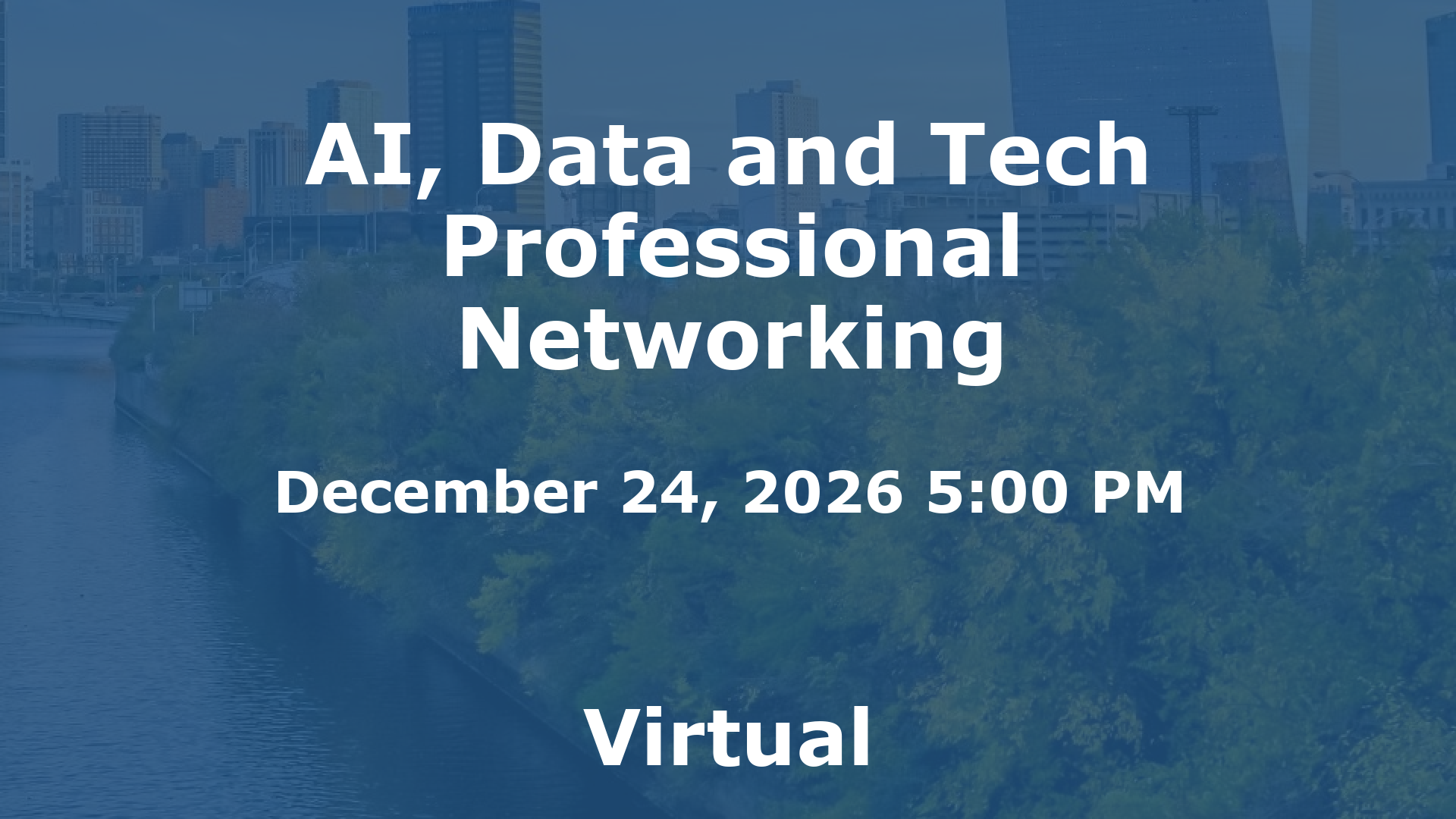 AI, Data and Tech Professional Networking event image